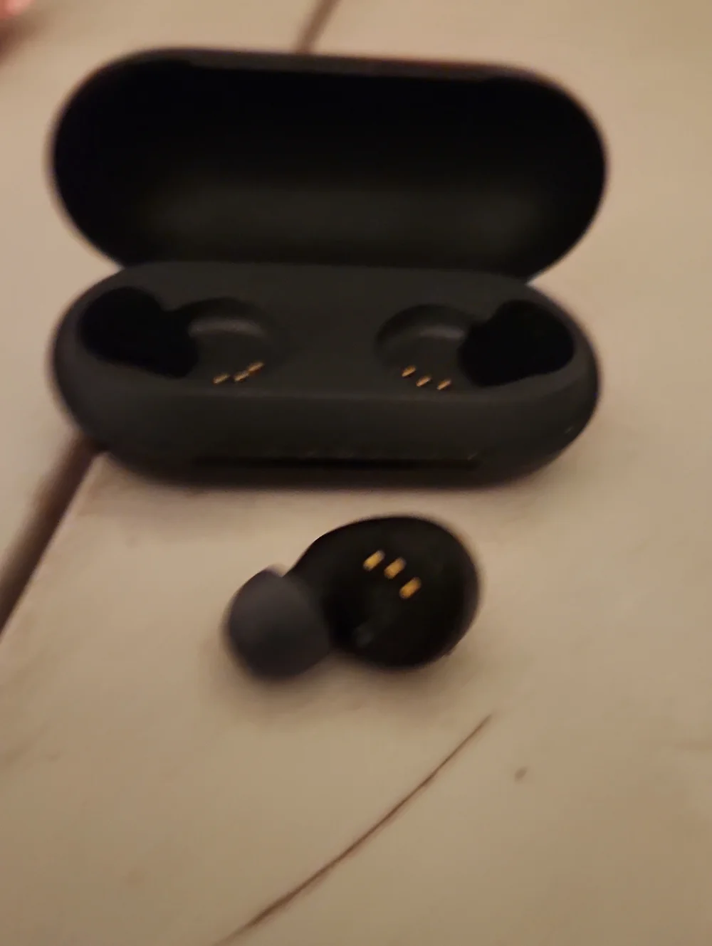 Sony Black True Wireless Earbuds with Charging Case
